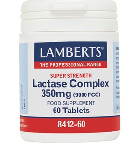 Lamberts Lactase Complex 350mg, 60 tabs (8412-60)
