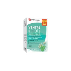 Forte Pharma Ventre Plat Συμπλήρωμα Διατροφής Εκχυλίσματος Βοτάνων Αμινοξέων & Προβιοτικών 2 Φάσεων Ημέρας & Νύχτας Για Επίπεδη Κοιλιά 56 κάψουλες