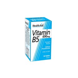 Health Aid Vitamin B5 690mg Συμπλήρωμα Διατροφής Με Βιταμίνη Β 30 ταμπλέτες