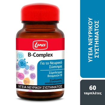 LANES B-COMPLEX 60TABS  RED