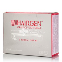 Boderm Hairgen Oral Solution - Υγιή Μαλλιά & Δέρμα, 300ml (3 x 100ml)