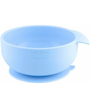 Chicco Silicone Bowl in Blue Color for 6+Months, 1