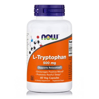 NOW FOODS L-TRYPTOPHAN 500MG 60 CAPS