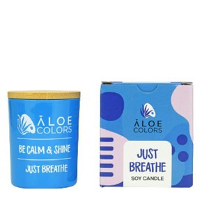 Aloe Plus Colors Candle Just Breathe-Αρωματικό Κερ