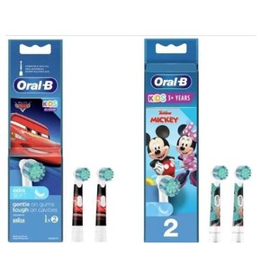 Oral B Extra Soft Kids Mickey/Cars 3+ Heads for Ch