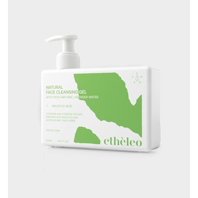 ETHELEO Face Cleansing Gel Salicylic Acid Καθαριστικό Τζελ Προσώπου Για Λιπαρό Δέρμα Με Τάση Ακμής 250ml