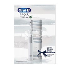 Oral-B Pro 3 3500 Design Edition - Ηλεκτρική Οδοντόβουρτσα (Λευκή) με Θήκη Ταξιδίου, 1τμχ.