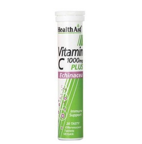 Health Aid Vitamin C 1000mg Plus Echinacea and Lem