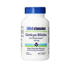 Life Extension Gingo Biloba  Certified Extract 120