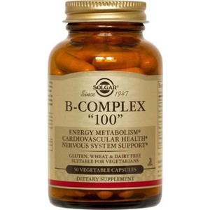 SOLGAR Vitamin B-COMPLEX ''100'' 50vegetables caps