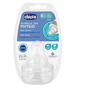 Chicco Physio Teat Anti-Colic Θηλή Σιλικόνης Ροή Φ