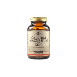 Solgar Calcium Magnesium Plus Zinc Συμπλήρωμα Διατροφής Με Ασβέστιο Μαγνήσιο & Ψευδάργυρο Για Την Καλή Υγεία Των Οστών 100 ταμπλέτες