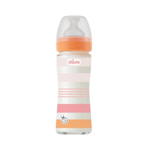 Chicco Well Being Glass Bottle for Girls 0+ Months