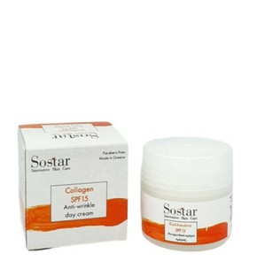 Sostar Collagen SPF15 Anti-ageing Cream, 50ml