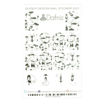SD3321 DECAL NAIL STICKERS COLOR
