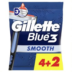 Gillette Blue 3 Ξυραφάκια μιας χρήσης 4+2τμχ.