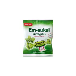 Em Eukal Eucalyptus Candies For Sore Throat & Cough Sugar Free 50gr