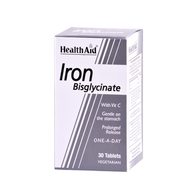 HEALTH AID Iron Bisglycinate 30tabs