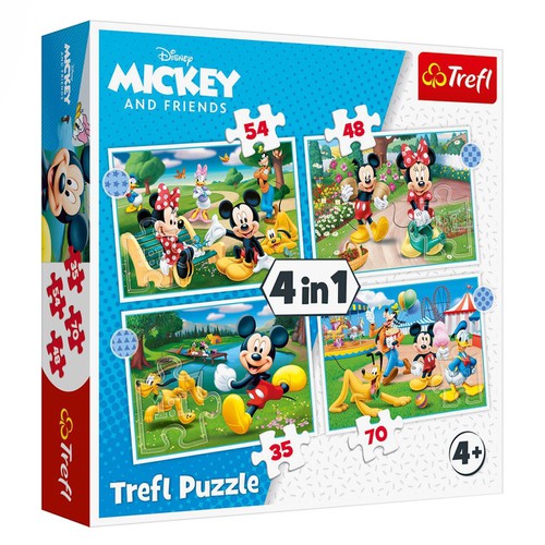 Puzzle mickey&friends 4 in 1