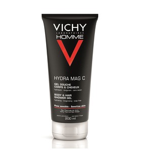 Vichy Homme Hydra Mag C Shower Gel Hair and Body 2