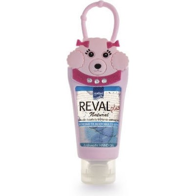 INTERMED Reval Antiseptic Hand Gel Natural Αντισηπτικό Χεριών Σκυλάκι Ροζ 30ml