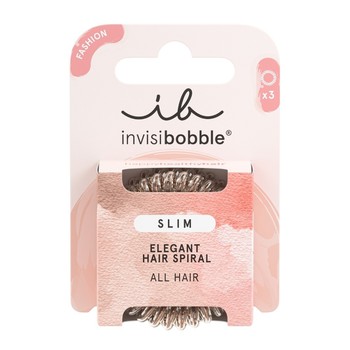 INVISIBOBBLE SLIM OF BRONZE AND BEADS 3 PIECES