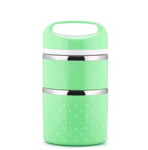 One & Only Baby Lunch Box Green 3 Levels, 1pc
