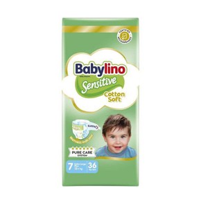 Babylino Sensitive Cotton Soft No7 (15+ Kg), 36pcs