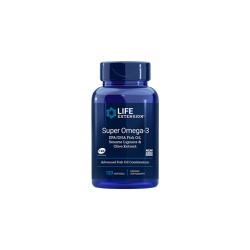 Life Extension Super Omega-3 Dietary Supplement Helps Reduce Cardiovascular Disease Risk 120 Veggie Capsules