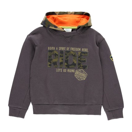 Fleece With Hood Sweatshirt For Boy (523123)
