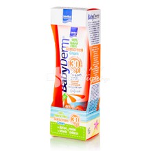 Intermed Babyderm Sunscreen Cream SPF30 100% Natural Filters, 300ml