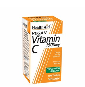 Health Aid Vegan Vitamin C 1500gr, 100tabs