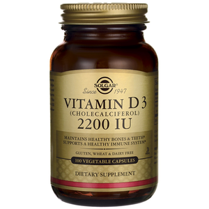 SOLGAR Vitamin D3 2200iu 100vegetable capsoules