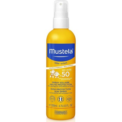 MUSTELA Bebe High Protection Sun Spray SPF50 Παιδικό Αντηλιακό 200ml