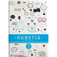 Agnotis Baby Diapers No 3 (4-9kg) 50τμχ - Βρεφικές