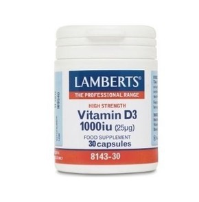Lamberts Vitamin D3 1000iu Βιταμίνη D, 30 Κάψουλες