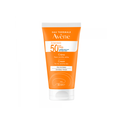 AVENE  Soins Solaire Cream SPF50+ Αντιηλιακή Κρέμα Προσώπου Για Ξηρό/ Πολύ Ξηρό Δέρμα, 50ml