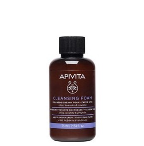 Apivita Cleansing Creamy Face Eye Foam Cleanser wi