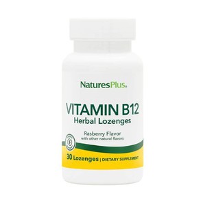 Natures Plus Vitamin B12 Herbal Lozenges 1000mg 30
