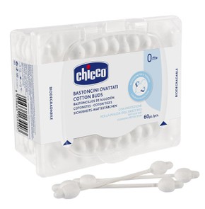 Chicco Padded Sticks with Eardrum Protection, 60pc