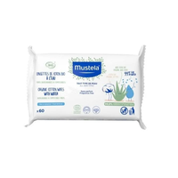 Mustela Organic Cotton Wipes With Water 60τμχ - Μω