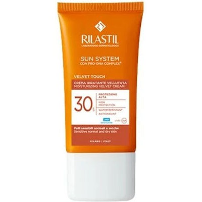 RILASTIL Sun Velvet Cream SPF30 Αντηλιακή Κρέμα Προσώπου Για Ξηρές Επιδερμίδες 50ml
