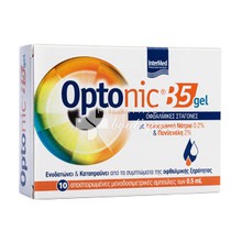 Intermed Optonic B5 Gel - Οφθαλμικές Σταγόνες, 10 αμπούλες x 0,5ml