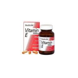 Health Aid Vitamin E 1000iu 670mg Συμπλήρωμα Διατροφής Φυσικής Βιταμίνης Ε 30 κάψουλες
