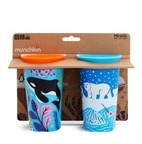 Munchkin Miracle Sippy Cup 360° Pollar-Orca, 2x266