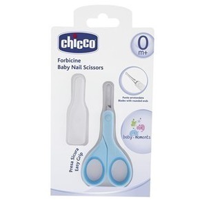 Chicco Baby Moments Safety Scissors Blue Color 1 p