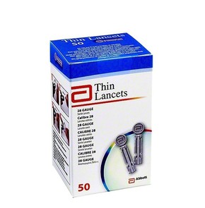 Abbot Thin Lancets 50 Pcs