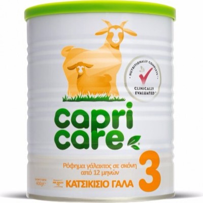 CAPRI CARE No3 Βρεφικό Κατσικίσιο Γάλα Σε Σκόνη Από 12 Μηνών 400g