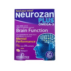 Vitabiotics Neurozan Plus Omega 3 Συμπλήρωμα Διατρ