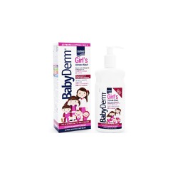 Intermed Babyderm Girls Intimate Wash Sensitive Area Cleansing Liquid for Girls From 0-12 Years 300ml